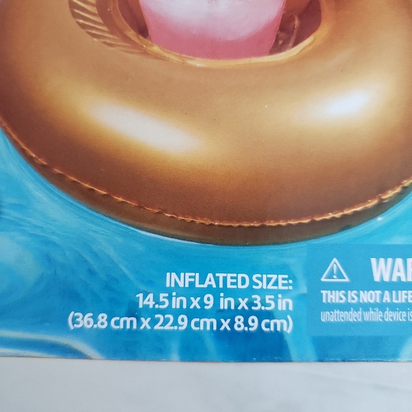 Play Day Inflatable Glitter Beverage Holder Set - Picture 5 of 11